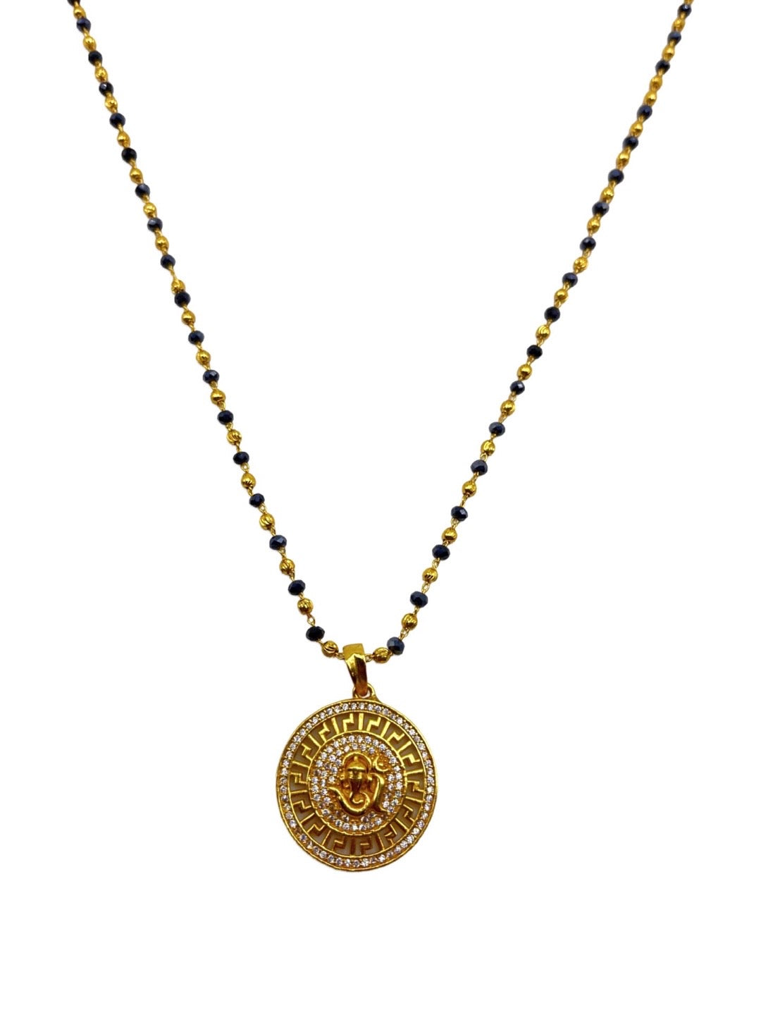 american diamond mangalsutra