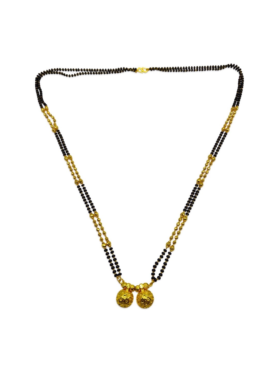 Long Mangalsutra Vati Black Beads Chain