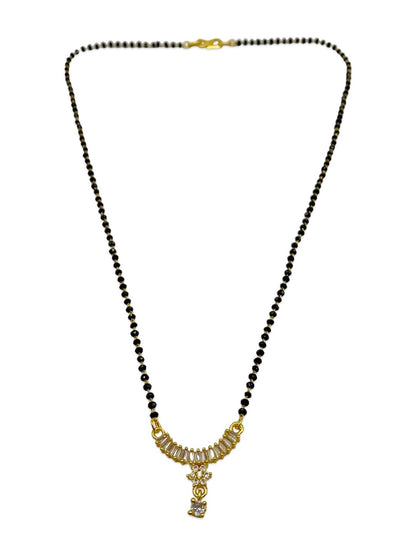 Short American Diamond Pendant Mangalsutra