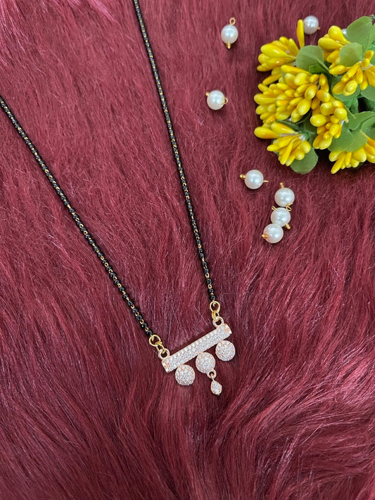 American Diamond Short Mangalsutra