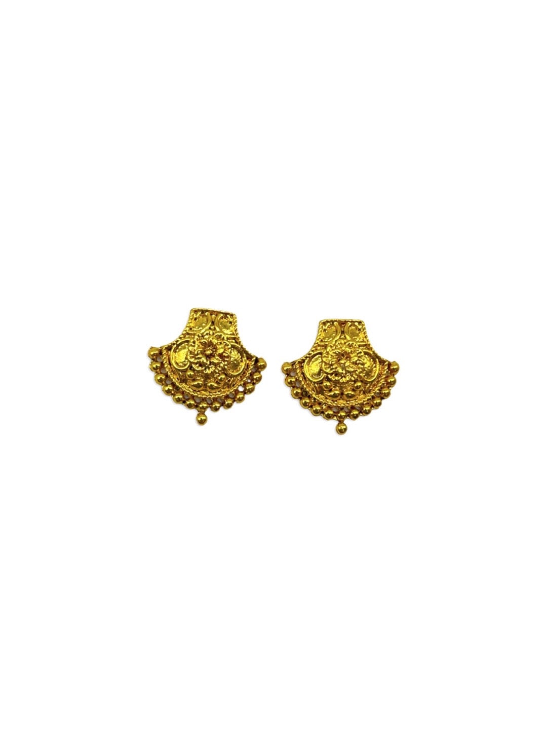 Buy Anuradha Art Golden Tone Traditional Bugadi Earrings For Women| Maharashtrian Bugadi Earrings|Clip-On Earrings For Women at Amazon.in