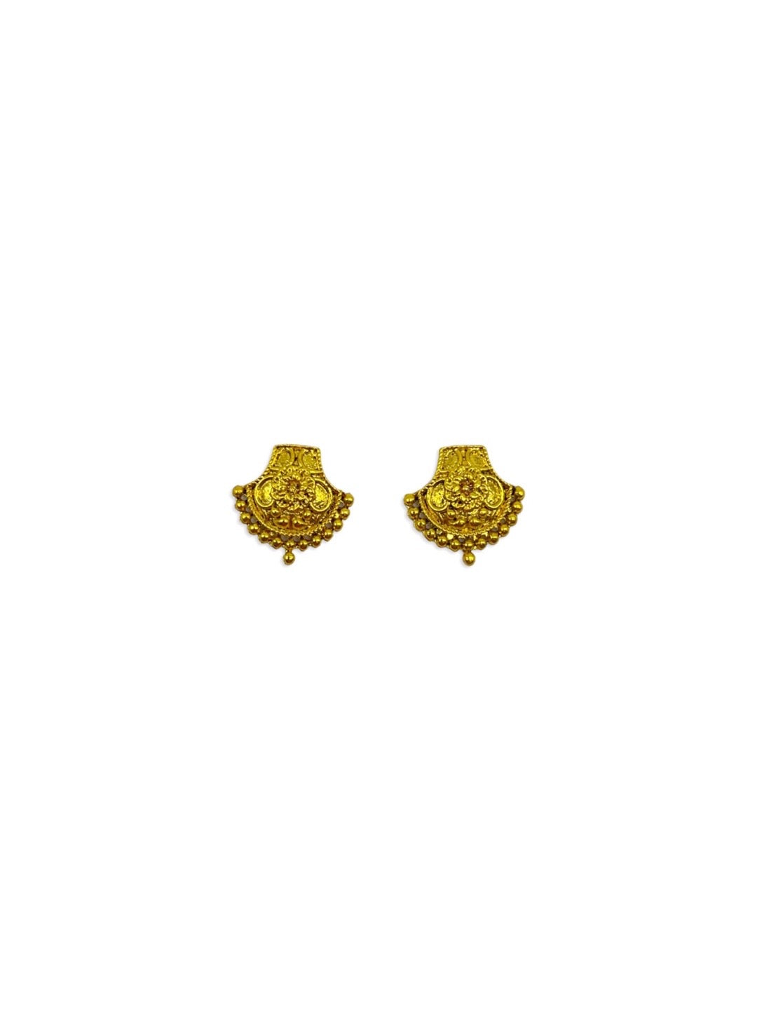 Maharashtrian Style Oval Shape Kudi Design Stud Earrings at Rs 240.00 |  Stud Earring | ID: 2849290074648