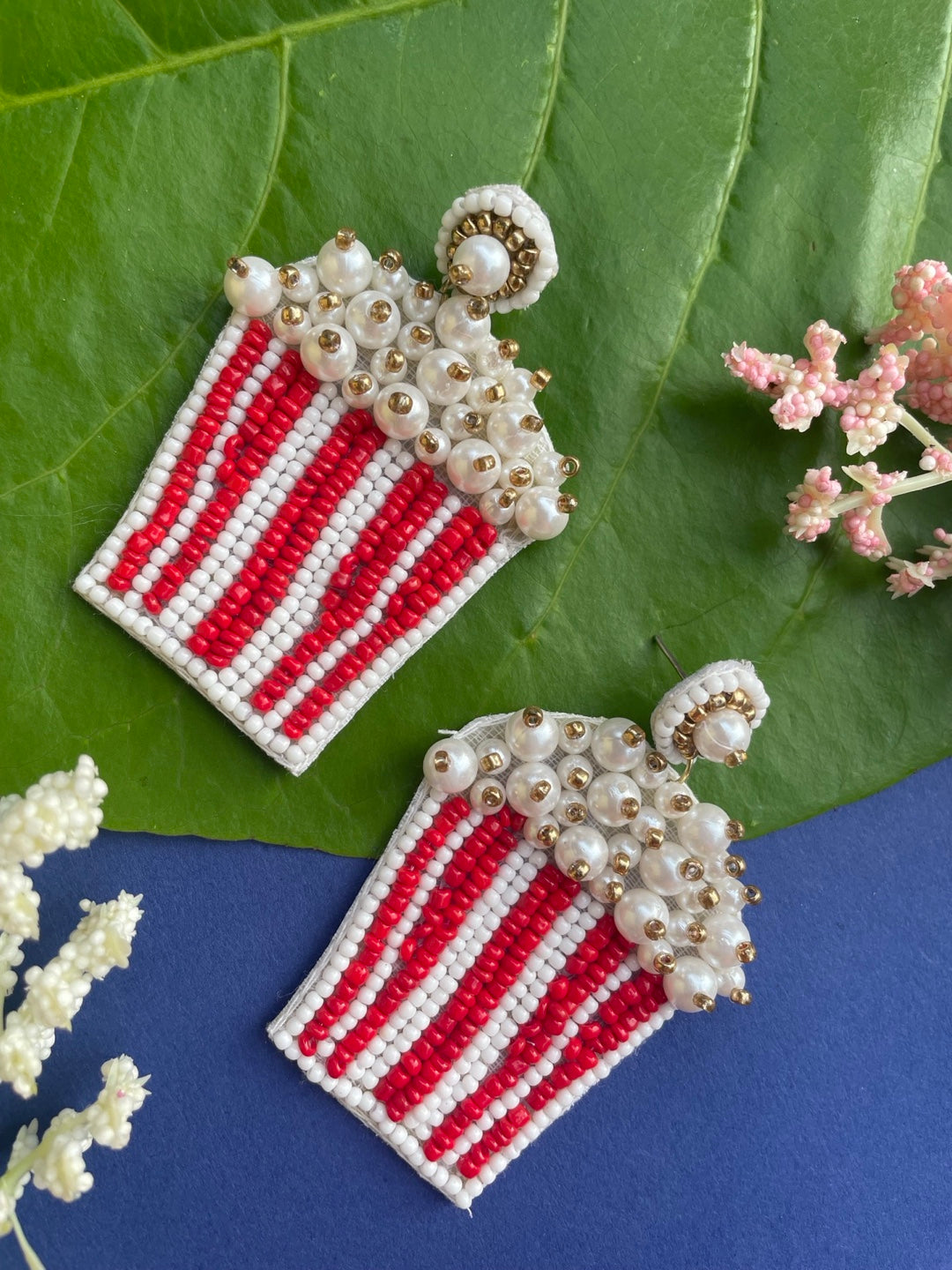How To Make These Easy Beaded Leaf Earrings - Running With Sisters