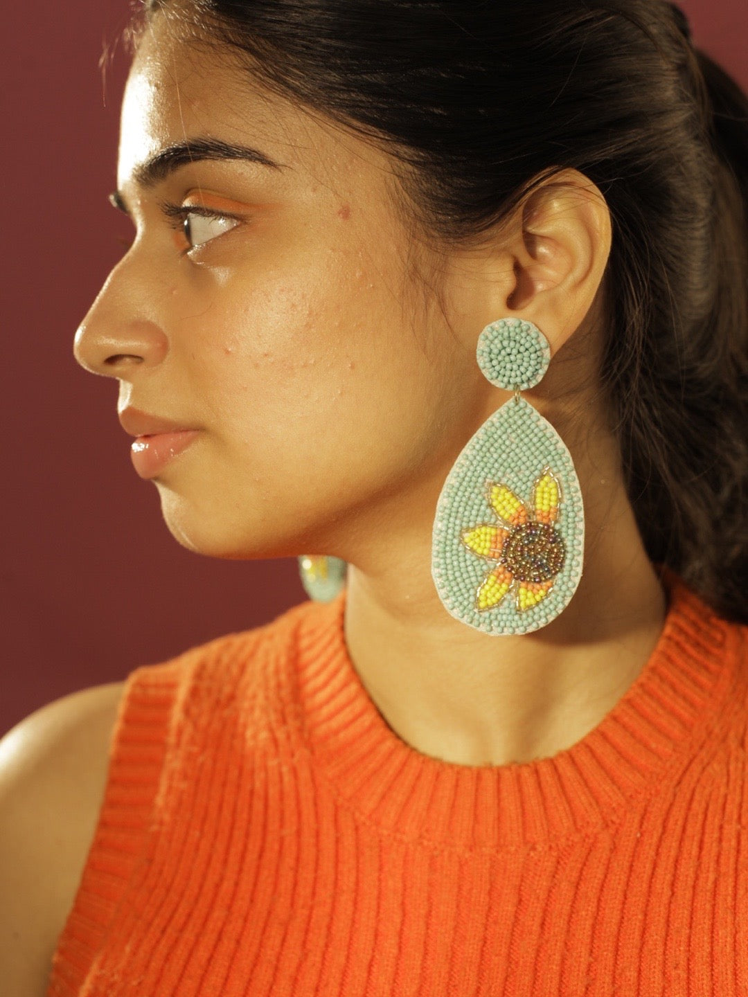 western earrings