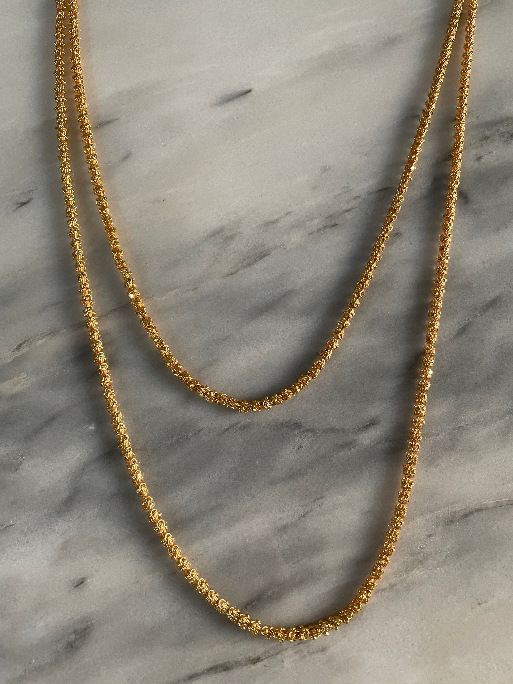 Combo Offer (Set of 2) Gold Necklaces Mangalsutra Combo Designs One Gram Gold Plated Latest New Designs In Gold Collection Necklace (30 Inches 36
