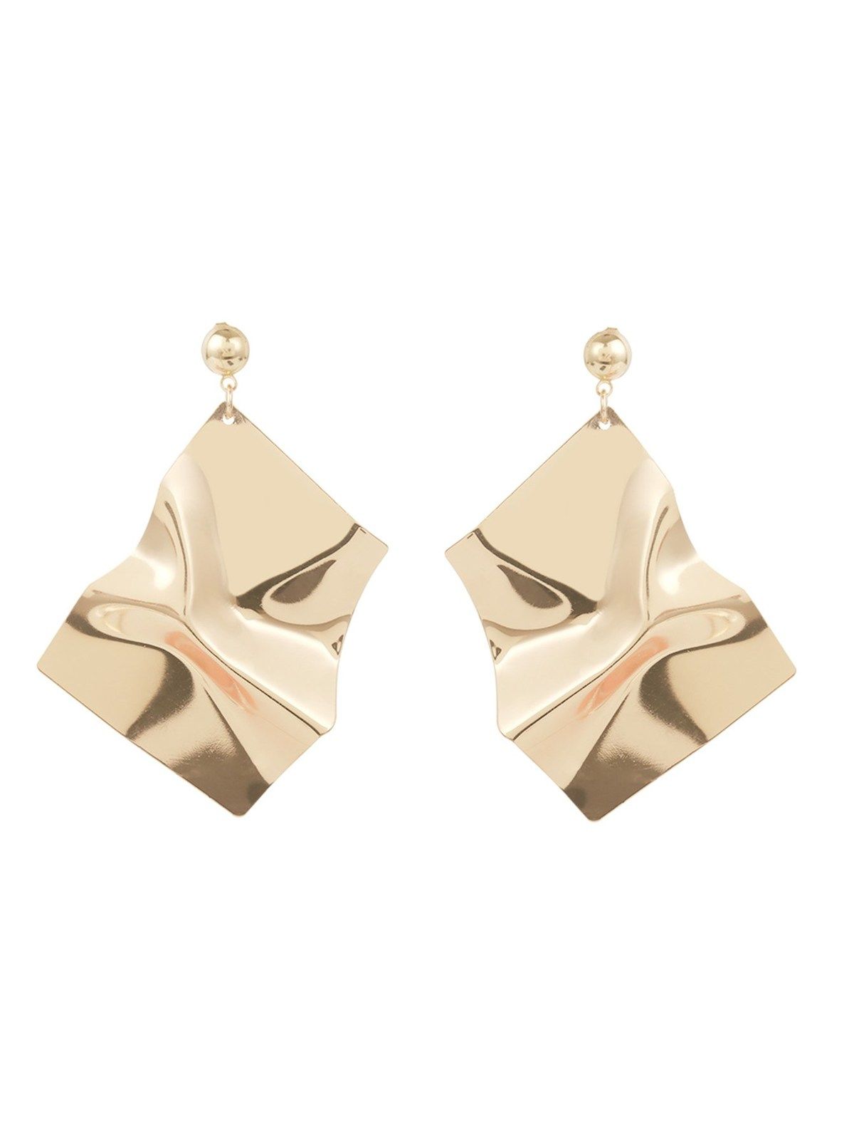 Gold Dangle Drop Earrings