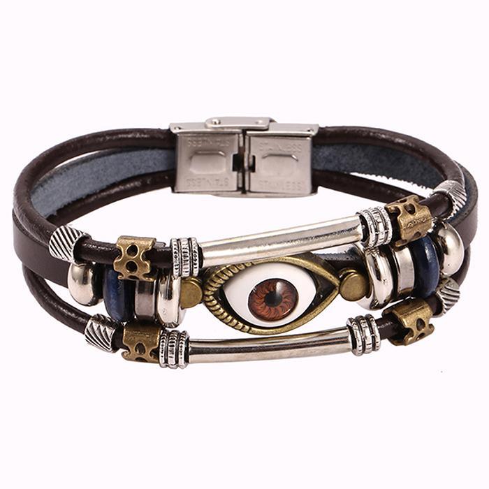 Faux Leather, Leather, Evil Eye, Turkish Charm, Protector, Nazariya, Nazar Battu, Lucky Eye, Protective, Good Luck Charm, Mother Of Pearl, Turkish Pearl,Rakhi, Rakhee, राखी, Rakri, Raksha-sutra, Rakshasutra, Amulets, Charms, Raksha thread, Mauli, Bracelet, Bracelets, Thread, Thread, Gift Band, Bracelet, Wristband, Mauli Band, Raksha Band, Unique, online, indian, virtual, designer, Pendant, Plated,