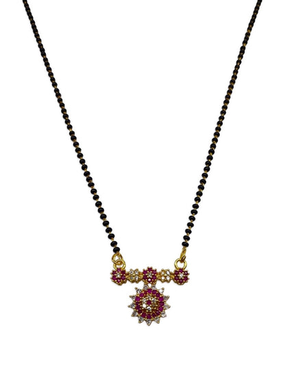 american diamond mangalsutra