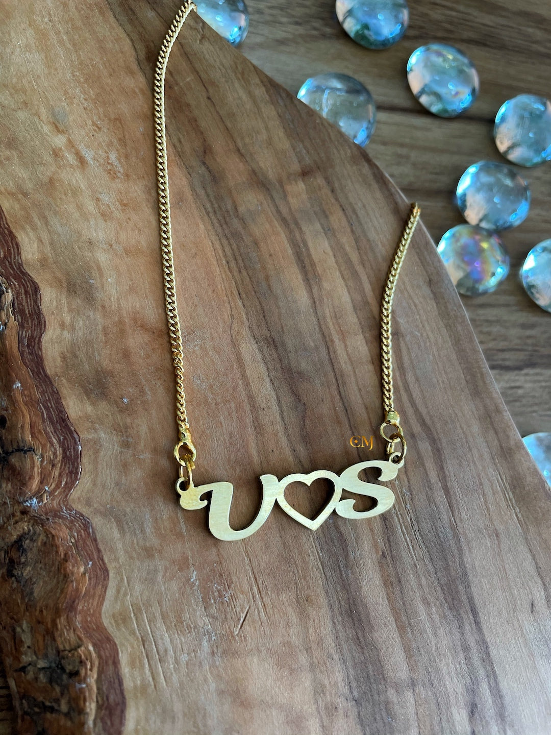 Jewelry for Moms - Three Disc Necklace in 10K Gold - MYKA