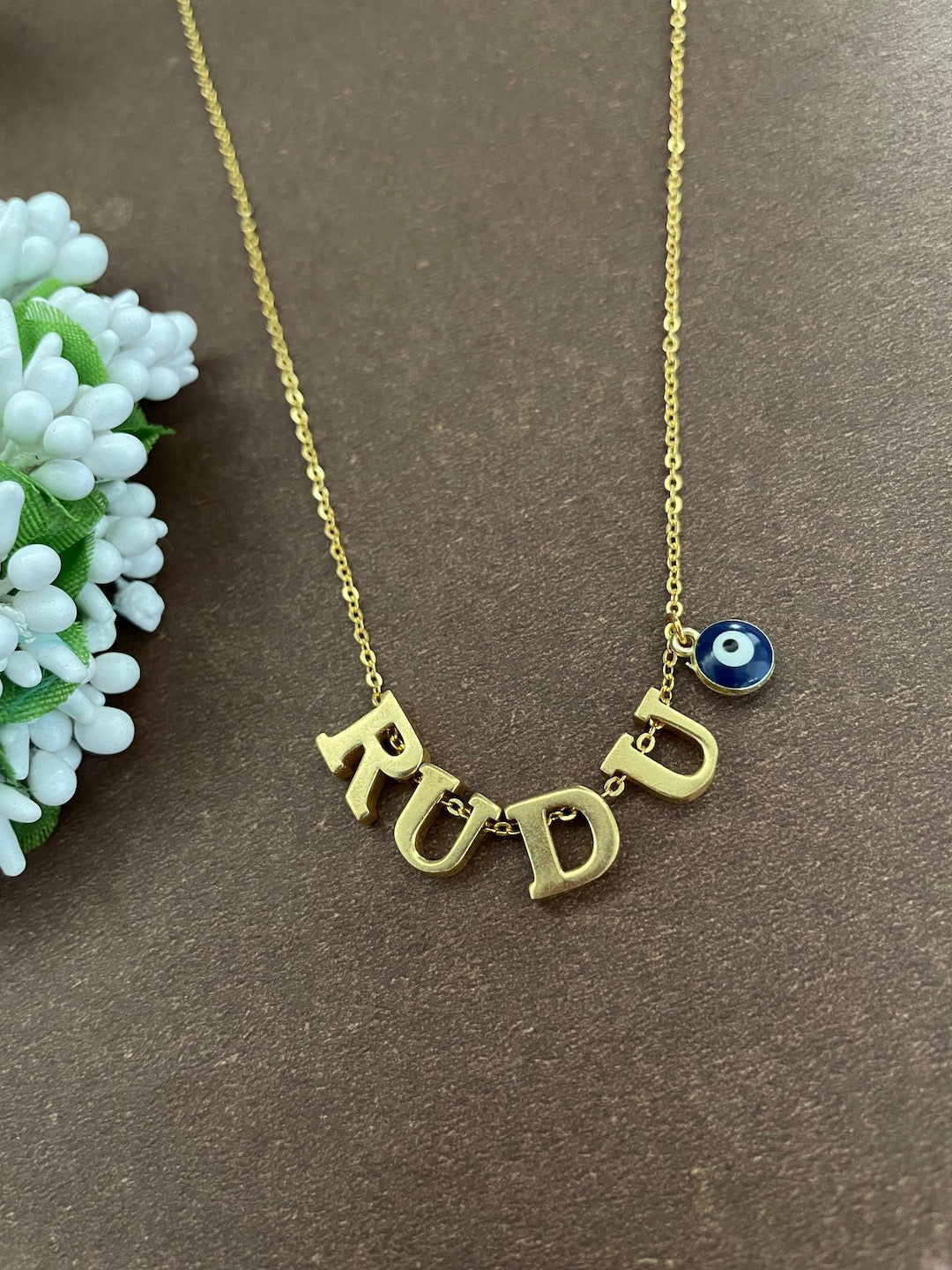 Evil Eye Name Necklace – Digital Dress Room