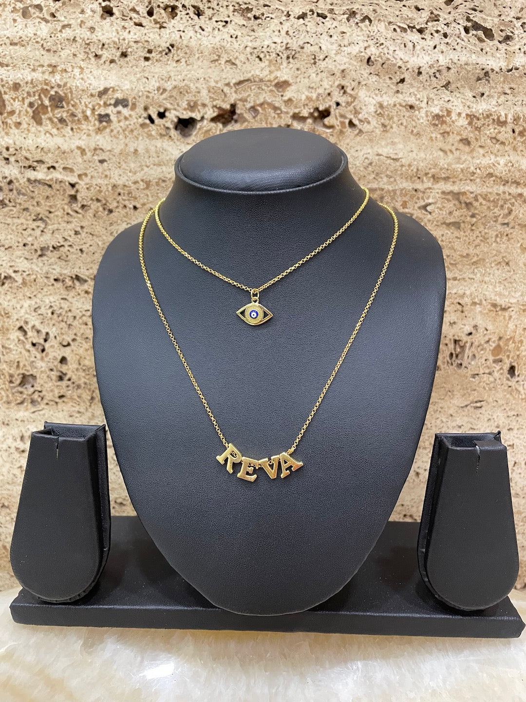 18K Gold Dainty Evil Eye Diamond Necklace | Everyday Jewelry